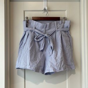 J. Crew Seersucker Paper Bag Shorts